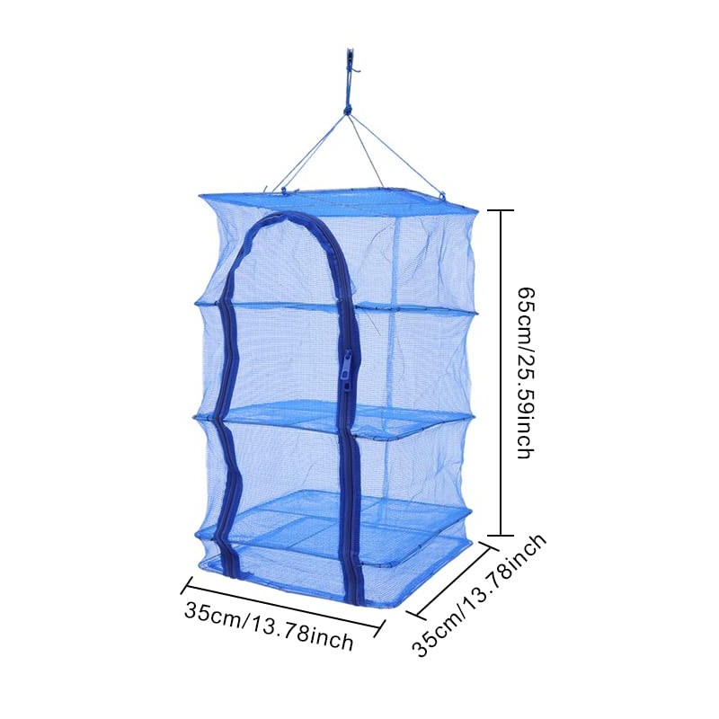 NIGORIY Herb Drying Net, 4-Layer Drying Net, Hanging Herb Drying