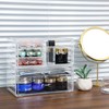 Cq acrylic Cq acrylic 2 Pack Clear Desk Organizer With