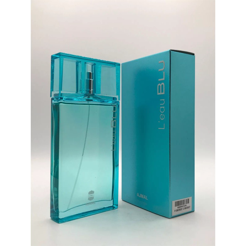 Ajmal L eau Blu Men Parfum Spray 3.0 oz New