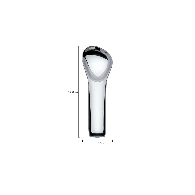 Alessi VS05 Koki - Cuchara para helado, color plateado