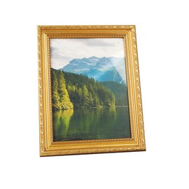 Gold Ornate A4 Picture Frame for Photos, Artwork, or Posters – Baroque Style Ready to Hang or Stand, Wall Hooks Included, Shabby Chic with MDF Backing and Shatterproof Clear Perspex Sheet