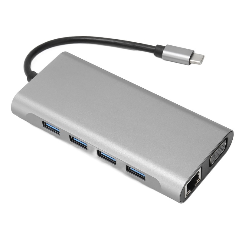 USB C Hub 11 in 1 HD Multimedia Interface VGA