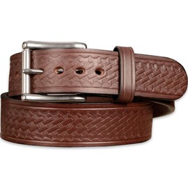Bullhide Belts Mens Leather Belt for Casual, Dress, 1.75" Wide, Brown, 32 Inches