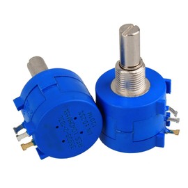BQLZR 3590S-2-103L 10K Ohm 10-Turn Rotary Wire Wound Precision Potentiometer Pot Pack of 2