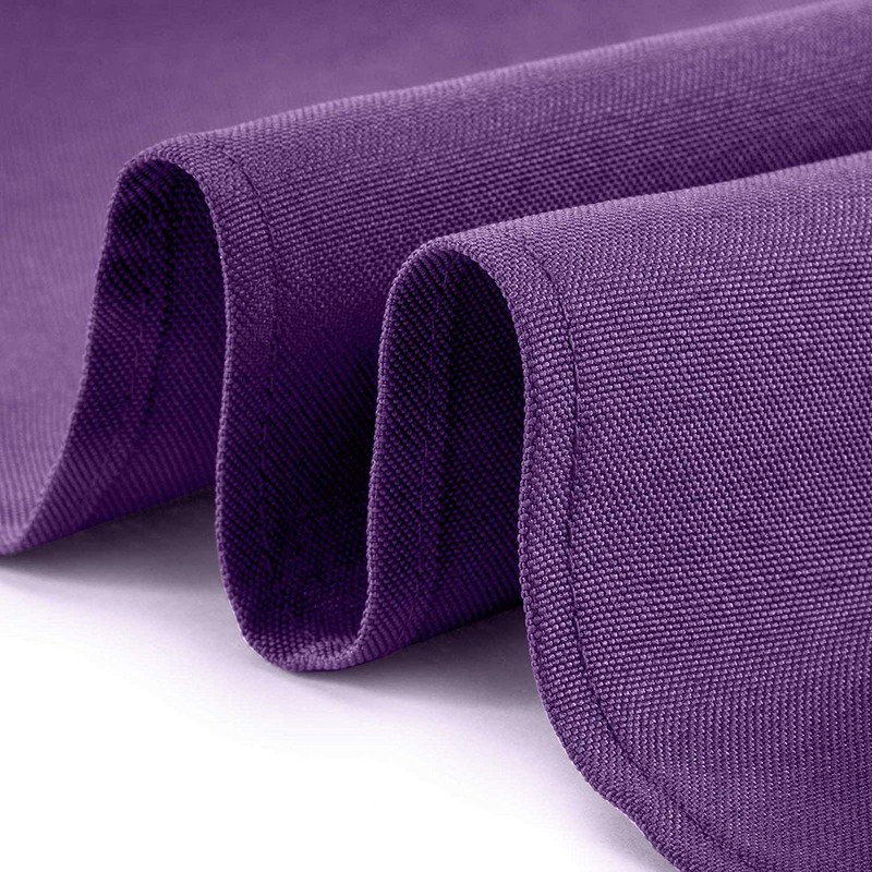 WedDecor 20 Inch Purple Cotton Polyester Table Napkin for Home,