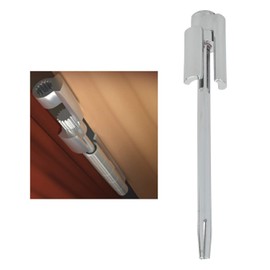 Nuk3y Door Saver 2 II Hinge Pin Stop for Residential Doors Fits All 3" to 4-1/2" Hinges (Chrome)