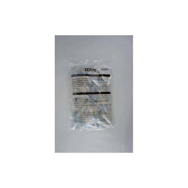 TPmax 50g x 10 Packs Silica Gel Desiccant Sachets, Reusable
