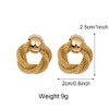 Gold Geometric Statement Earrings Gold Knot Earrings for Women Jewelry