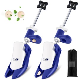 UNIKOO Shoe Stretcher, Professional Shoe Stretchers Wide Feet for Men Women, Shoe Tree Expander Adjustable Length & Width & Height (Men Size 8-13/Women Size 9-12,Blue)