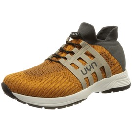 UYN Men's Nature Tune Trainers, Mustard Grey