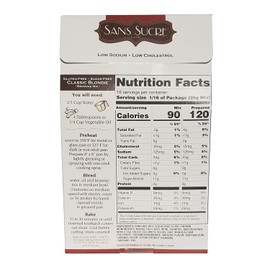 Sans Sucre Gluten Free and Sugar Free Classic Blondie Brownie Mix, 16 Ounce