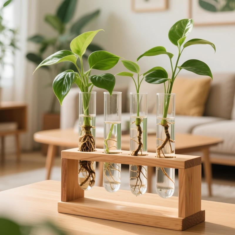 SINJEUN 30 PCS Plant Propagation Tubes, 20 ml Clear Plastic