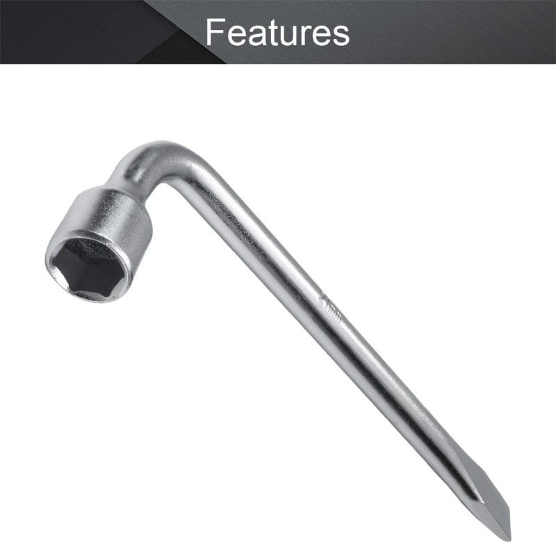 Utoolmart 2pcs Car Spare Tire Lug Wrench for Jack -