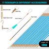 GURADESIGN 23.8FT Fiberglass Running Electrical Wire Cable Glow Rods Wire