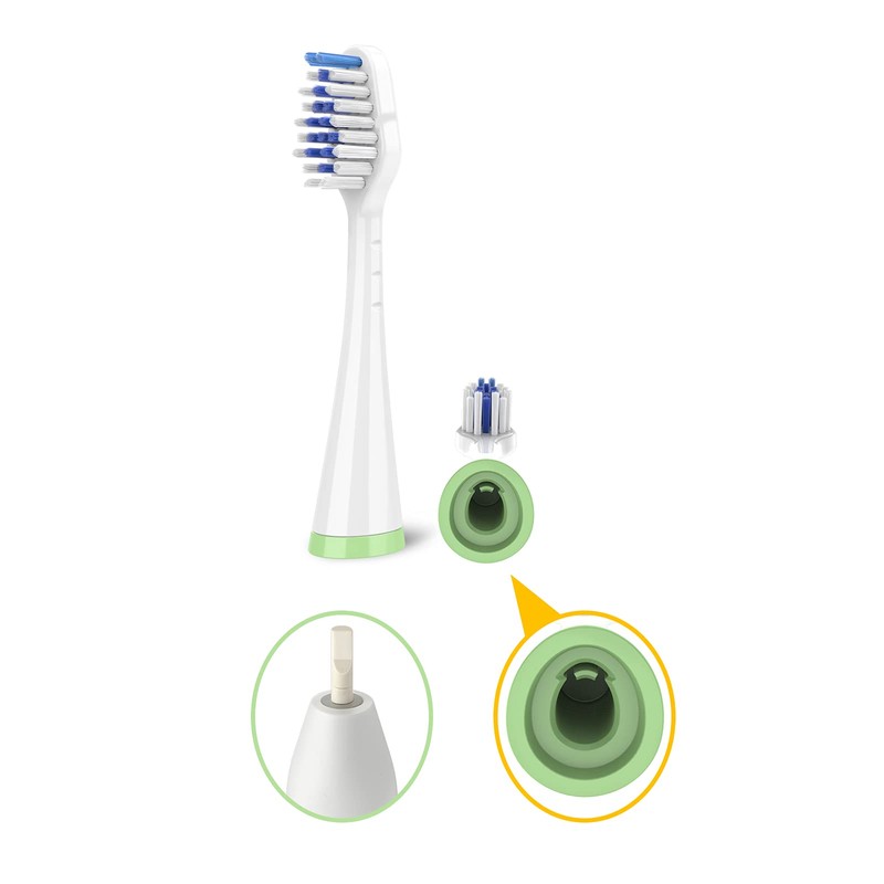 Replacement Toothbrush Heads for Waterpik Complete Care 5.0/9.0 (CC-01/WP-861), STRB-8WW,