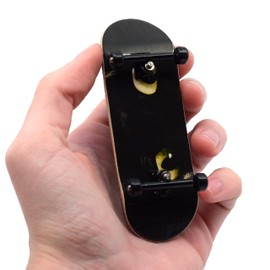 Teak Tuning 34mm Pro Fingerboard Heat Transfer Graphic Complete - Fully Assembled with Pro Level Parts - Pro Shaped Wood Deck (34x97mm), UltraSpin Wheels, Prodigy Trucks - Midnight Stare