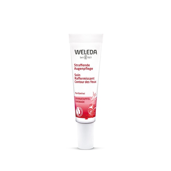 WELEDA Pomegranate Eye Cream, 0.3 fl oz (10 ml), Hari Tsuya Eye Care, Aging Care, Unscented, Naturally Derived Ingredients, Organic
