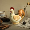 CHOOLD Retro Rooster Ceramic Creamer with Handle,Coffee Milk Creamer Pitcher