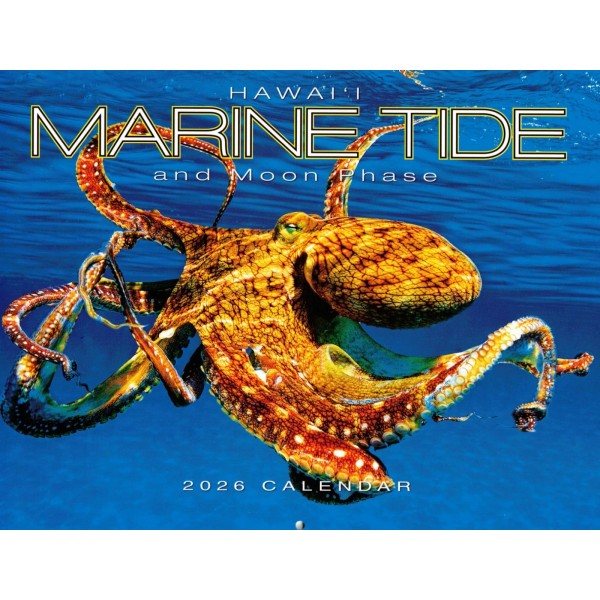 The Islander Group 2026 Calendar Hawaii Marine Tide and Moon