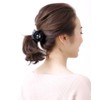 Vingtaine H7071-BK- Enamel Camellia Hair Elastic Elegant Flower Date Flower