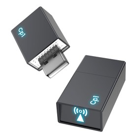 Wireless CarPlay Adapter for Apple,Mini iPhone Car Play Wireless Adapters,Convert Wired to Wireless Bluetooth Carplay Adapter,Auto Connect for iOS 10+&Cars from 2016 (USB,5.8GHz WiFi & Bluetooth 5.0)