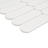 MSI Bianco Glossy Ellipse Glossy Glass Mosaic Wall Tile for