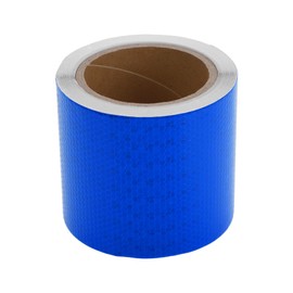 HOPESPANNER Universal 32.81ft x 3.94In Air-Release Adhesive Pinstripe Tape Reflective Automotive Pinstriping Tape PVC Blue
