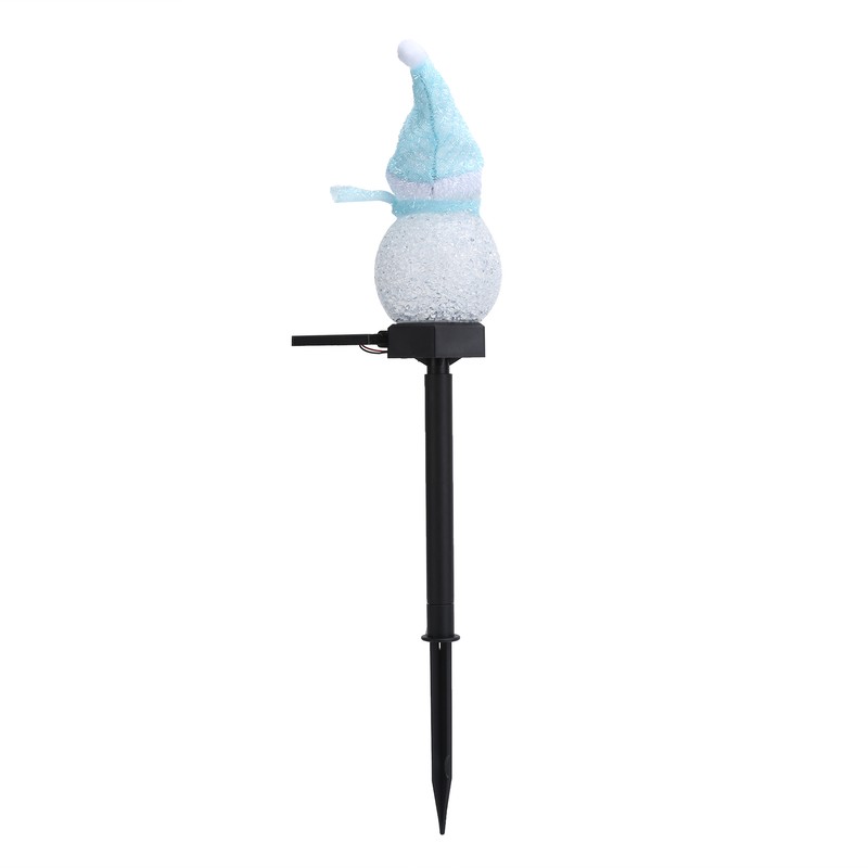 Snowman LED Lamp Landscape Garden Solar Lawn Christmas Cartoon Decorative