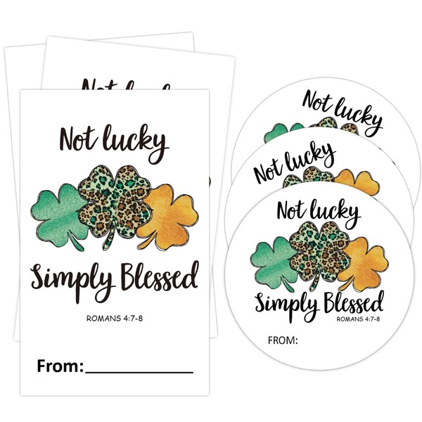 St. Patrick's Day Stickers, Irish Blessing Decor Shamrock Stickers, 20