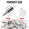 Pack of 50 Self-Tapping Screw Shelf Support Nickel Shelf Support