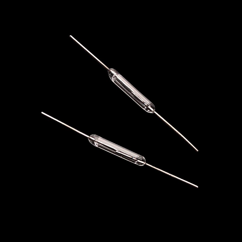 Luckkyme 20Pcs Reed Switch 2 x 14mm Normally Open (N/O)