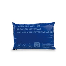 Owlpack Eco Friendly 2 MIL Blue Recycled Mailers (6" x 9", pack of 100)