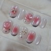 Chic Love Me Glass Bead Handmade Nail Tip - Ballerina
