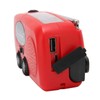 Hand Crank Radio Portable Self Powered Solar Weather Radio with
