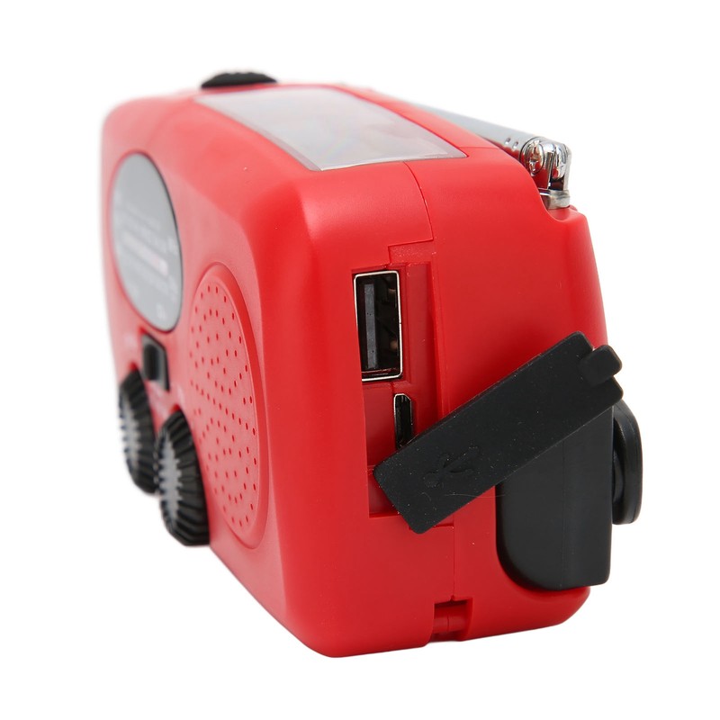 Hand Crank Radio Portable Self Powered Solar Weather Radio with