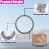UHANBUT Elastic Stretch Steering Wheel Cover, Anti-Slip 15 inch Microfiber