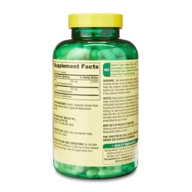 Spring Valley Niacin Metabolism Support Dietary Supplement Capsules, 500 mg, 240