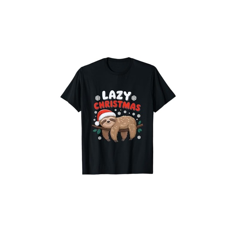 Christmas Niedliches Faultier T-Shirt