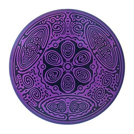 Air Element Disk: Freed from Rigidity, Limited Thinking, Feeling Heavy with Burdens–Balance Astrology, Feng Shui Home & Bedroom - Powerforms Geometric Copper Antenna Divine Essence 3" Dia