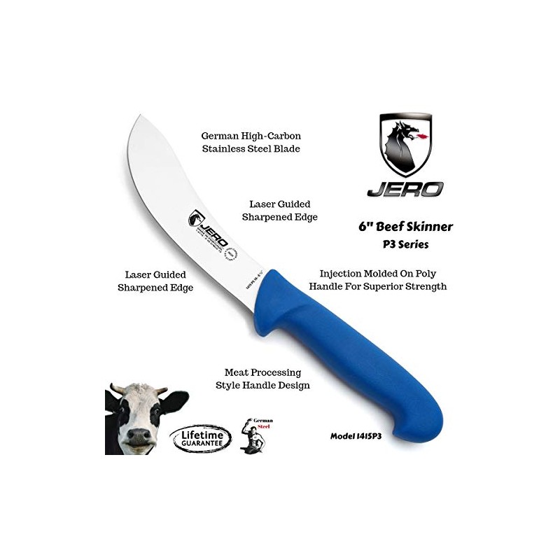 Jero Beef Skinner - 6 Inch Blade - Professional Butcher
