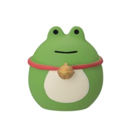 Deco Corporation concombre ZCB-47469 Mamofuku Mascot, Fukuku Frog Size: Approx. W2.3 D2.6 H2.6