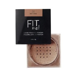 Fit Me Loose Setting Powder,Smooths Pores & Lines, Face Powder Makeup & Finishing Powder, Light Medium, 1 Count Cosmetic - Color: 35 DEEP