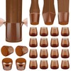BALEINE 16 Pack Silicone Chair Leg Floor Protectors, Stool Leg