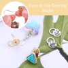 6PCS Earring Lifters Backs, Earring Backs for Droopy Ears Adjustable