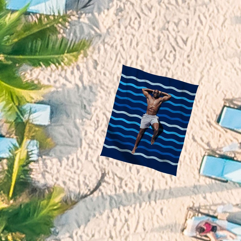 Sunlit Design Beach Blanket Sand Mat