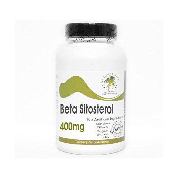 Beta Sitosterol 400mg ~ 180 Capsules - No Additives ~ Naturetition Supplements