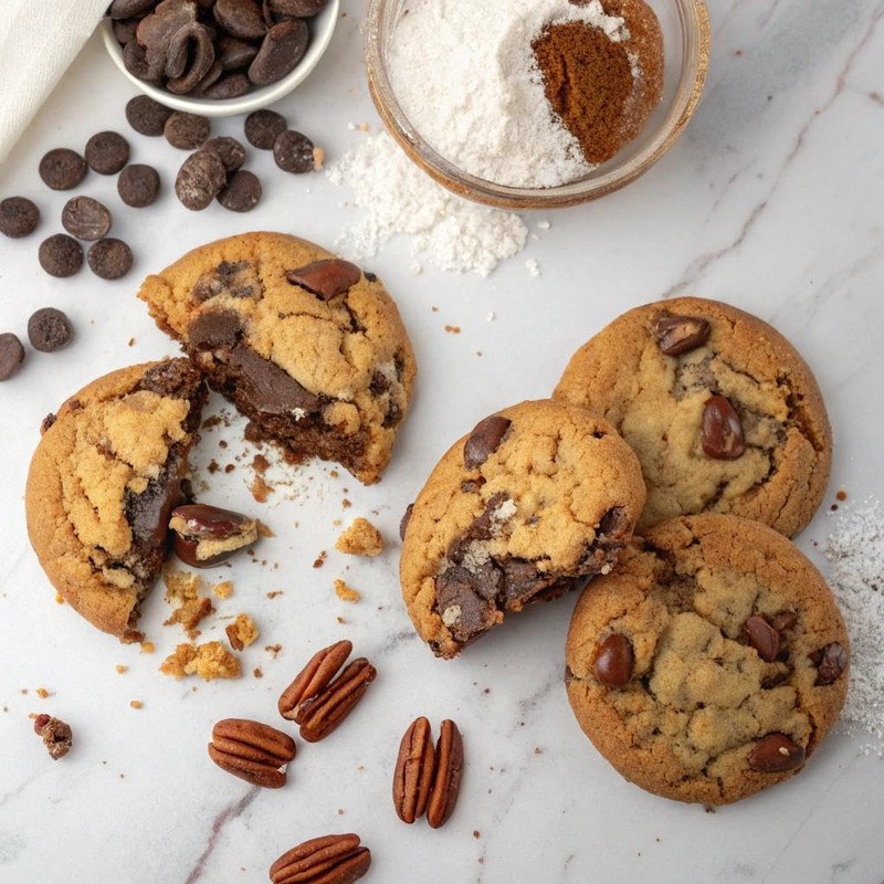 Pepperidge Farm Chesapeake Crispy Dark Chocolate Pecan Cookies, 7.2 OZ