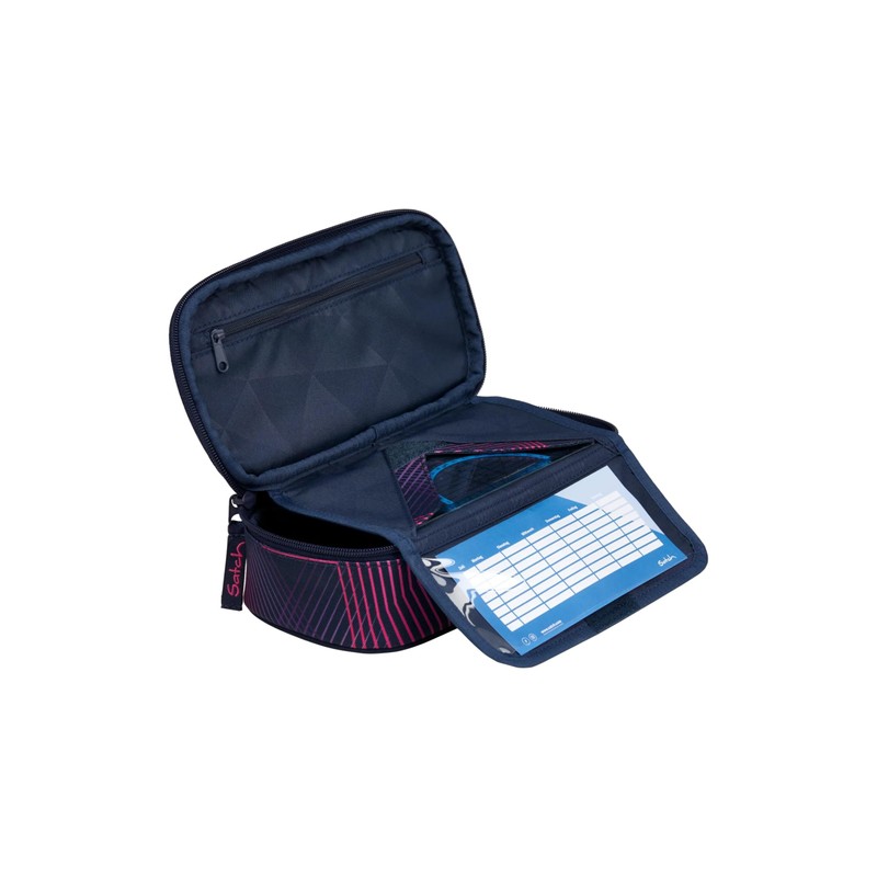 Satch Pencil Case Extra Large with Divider Zip Pocket Pen