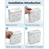 24 Pcs 1/2 inch Knockout Seal Electrical Box Knockout Plugs