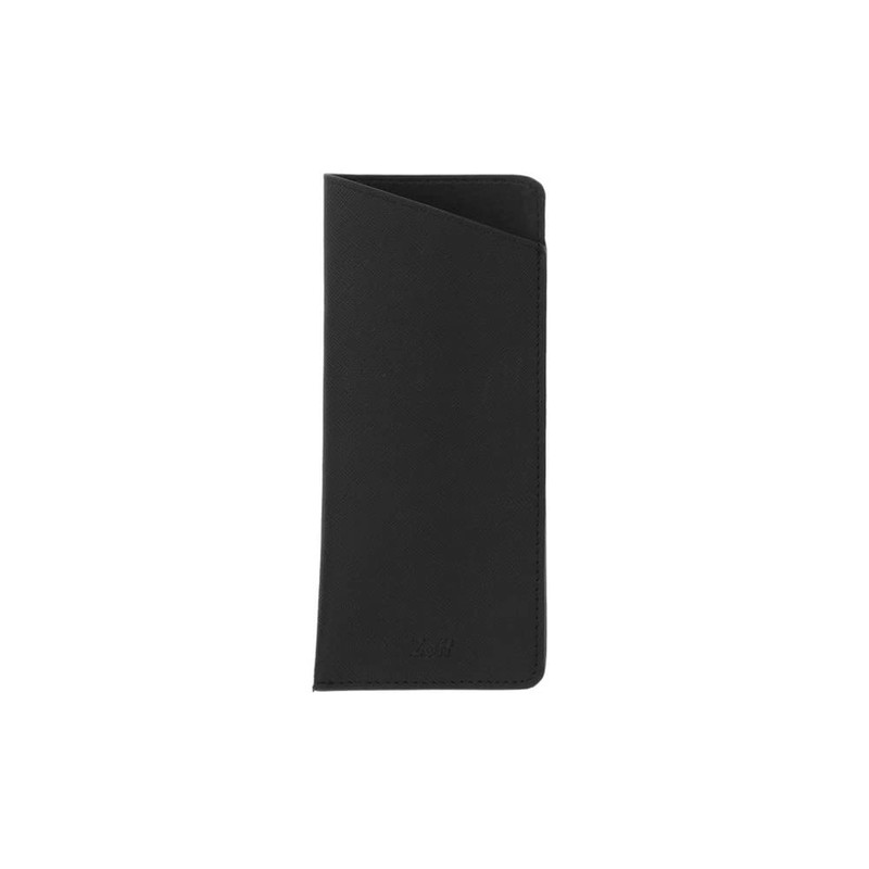 Zoff Glasses Case (Neo Leather Case) (Black) Sunglasses Case, Stylish,